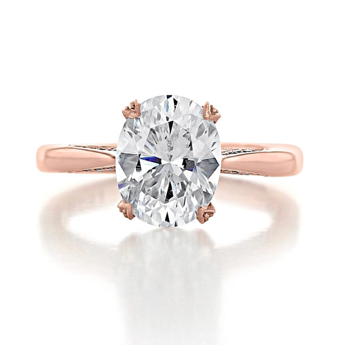 2.50 ct Tacori RoyalT Rose Gold Engagement Ring (HT2625OV10X8PK)