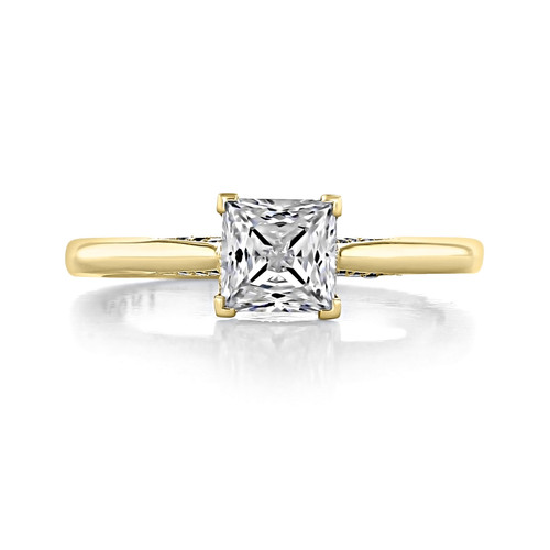 1 ct Tacori Simply Solitaire Yellow Gold Engagement Ring (2650PR55-YG)