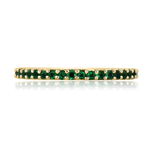 14K Yellow Gold Emerald Stackable Band (LB250-YG)