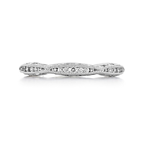 18K White Gold Tacori Classic Crescent Diamond Band (2645B5W)