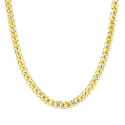 Gold Plated 5MM Miami Curb Chain (CH5CUY-20)