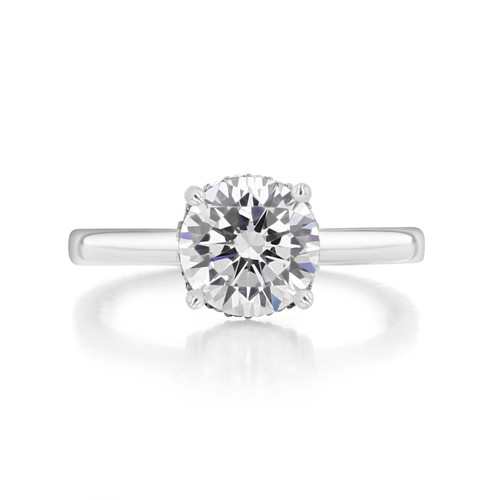 1.50 ct Round Solitaire White Gold Engagement Ring (EV53-WG)