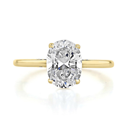 2 ct Simply Tacori Solitaire Yellow Gold Engagement Ring (268215OV95X7Y-YG)