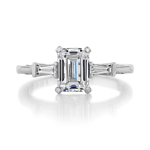 1 ct Simply Tacori Platinum Engagement Ring (2669EC75X55-PL)
