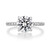 1.50 ct Round Micro-Prong White Gold Engagement Ring (CR160C)