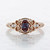 0.50 ct Oval Shape Lab Cultivated Alexandrite Gabriel NY Pavé Rose Gold Engagement Ring (2006102)