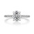 1.50 ct Oval Hidden Halo White Gold Engagement Ring (CR19OV)