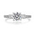 1.00 ct Round Three Stone Gabriel Engagement Ring (GC41)