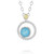 Gemma Bloom Neo-Turquoise Fashion Necklace (SN14005)
