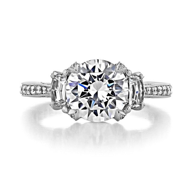2.50 ct Tacori RoyalT Platinum Engagement Ring (HT2655RD85)