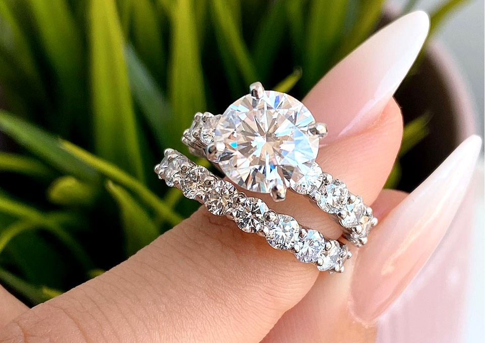 Lab Created Diamonds Los Angeles Icing On The Ring