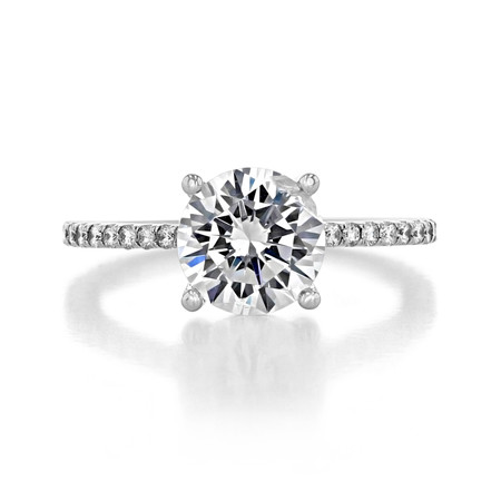 2 ct. Round Micro-Prong Engagement Ring | FG88 | Icing On The Ring