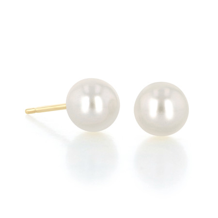 Tiffany Signature™ Pearls earrings in 18k white gold with pearls