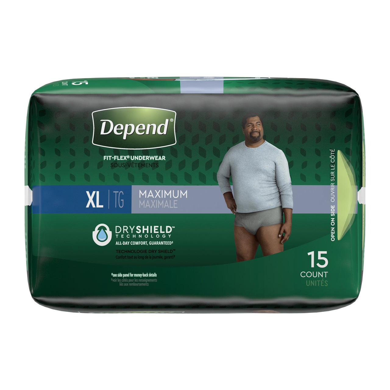 Depend Fresh Protection Incontinence Underwear for Men, Maximum ...