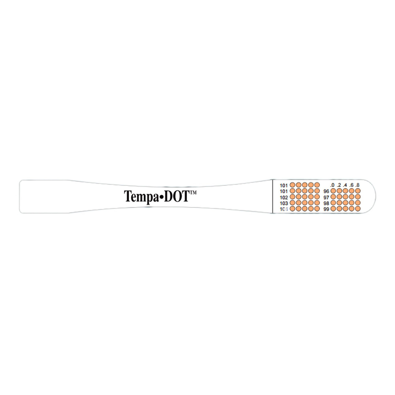 Tempa·DOT Disposable Oral Thermometer 1 Minute Oral 3 Minutes Axillary