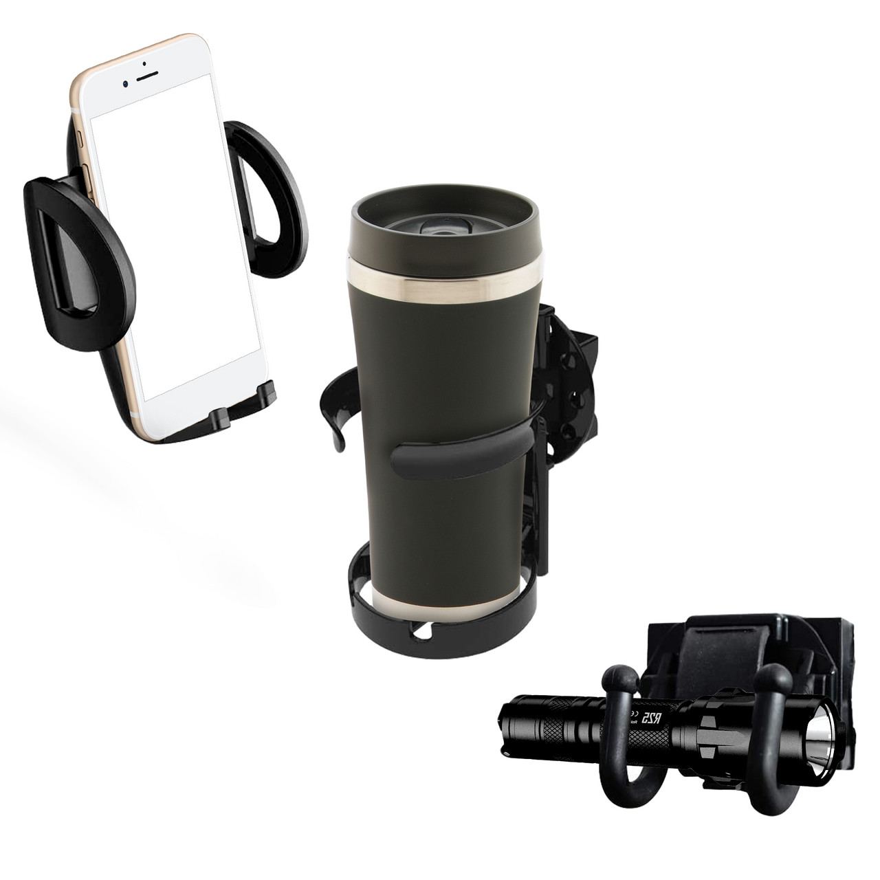 Mobility Aid Combo Pack, Cup Holder, Phone Grip, Hooks, 1 Count : Target