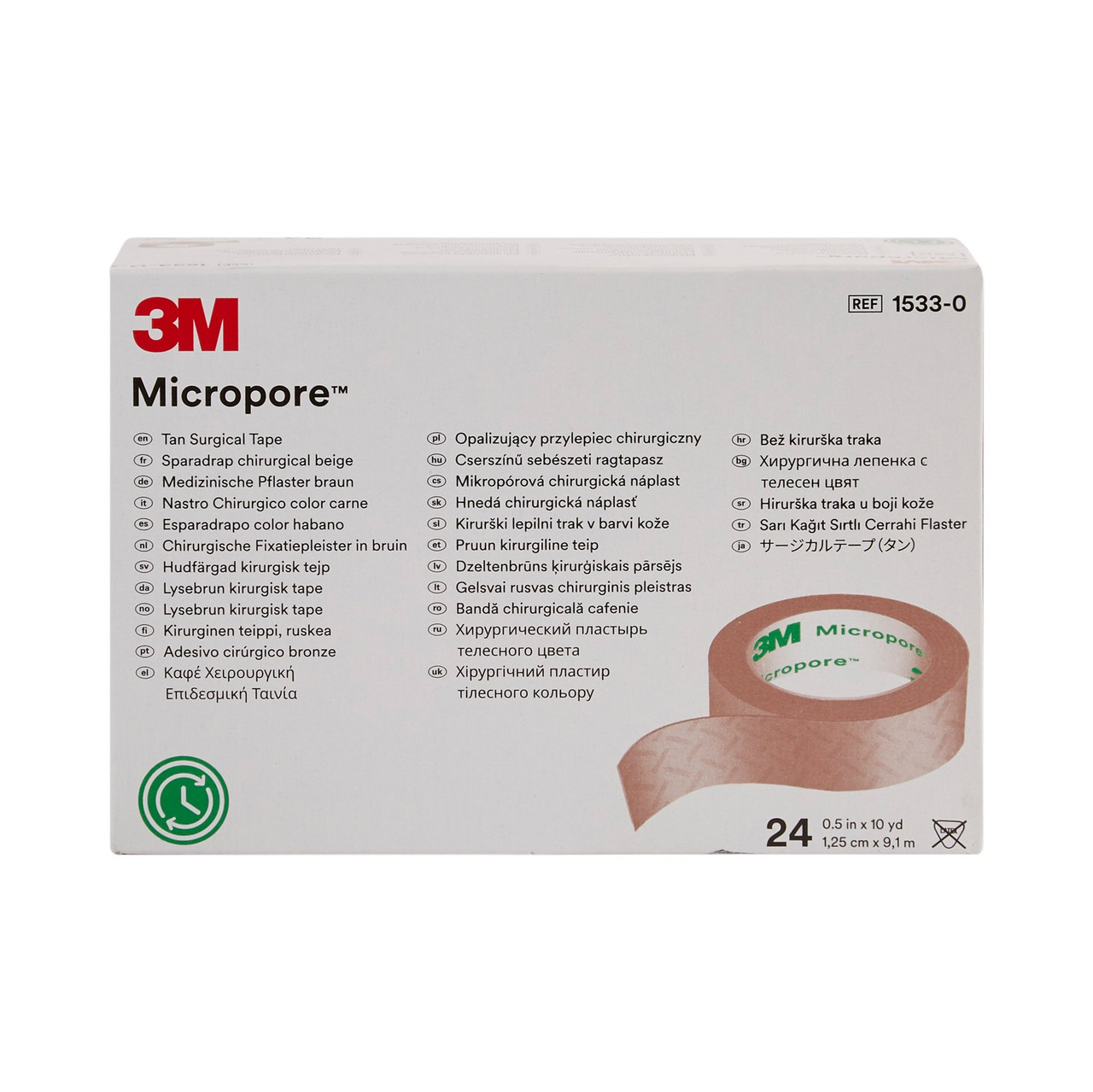 3M Micropore Medical Tape, Non-Sterile Easy Tear Surgical Tape