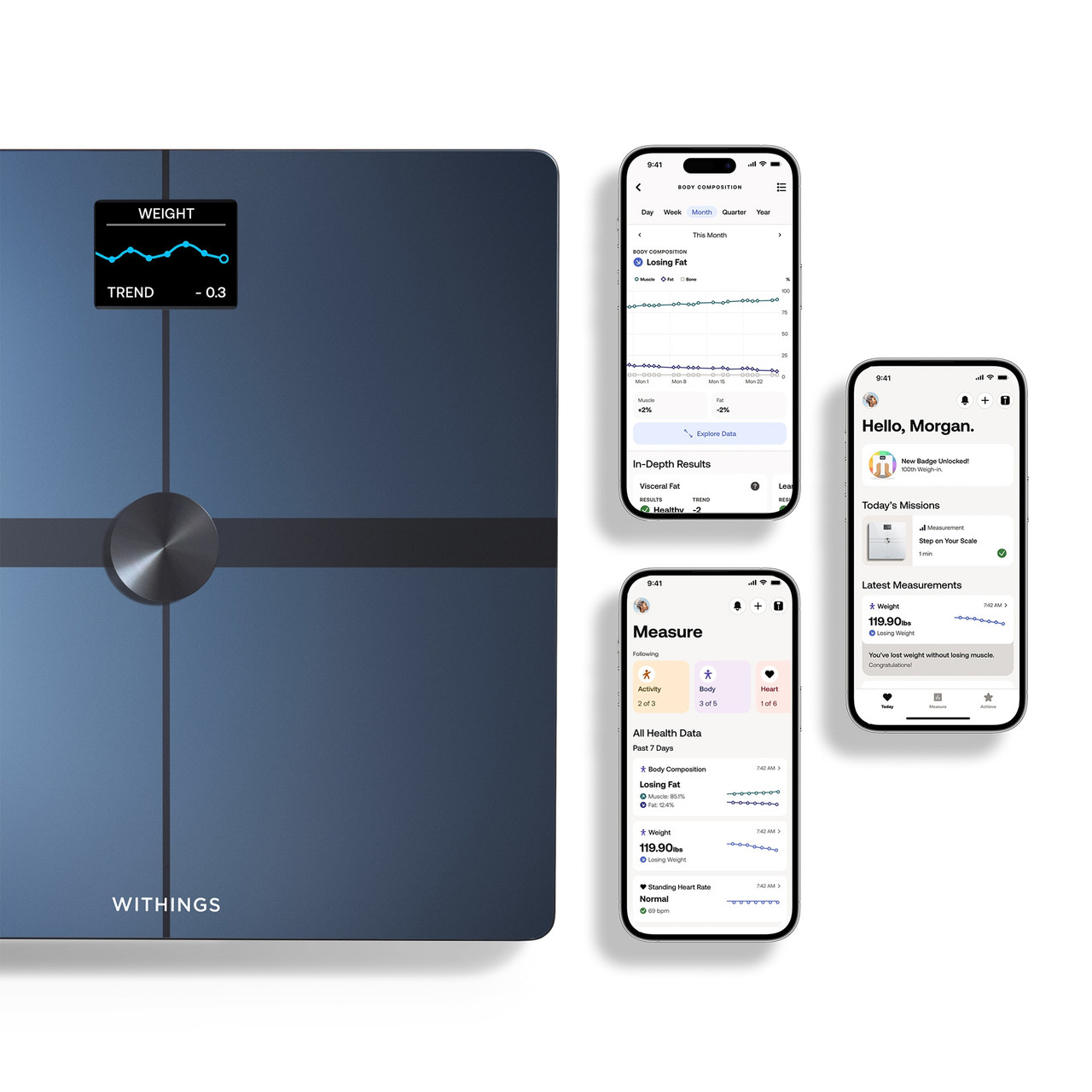 Withings Body Smart - Advanced Body Composition Wi-Fi Scale