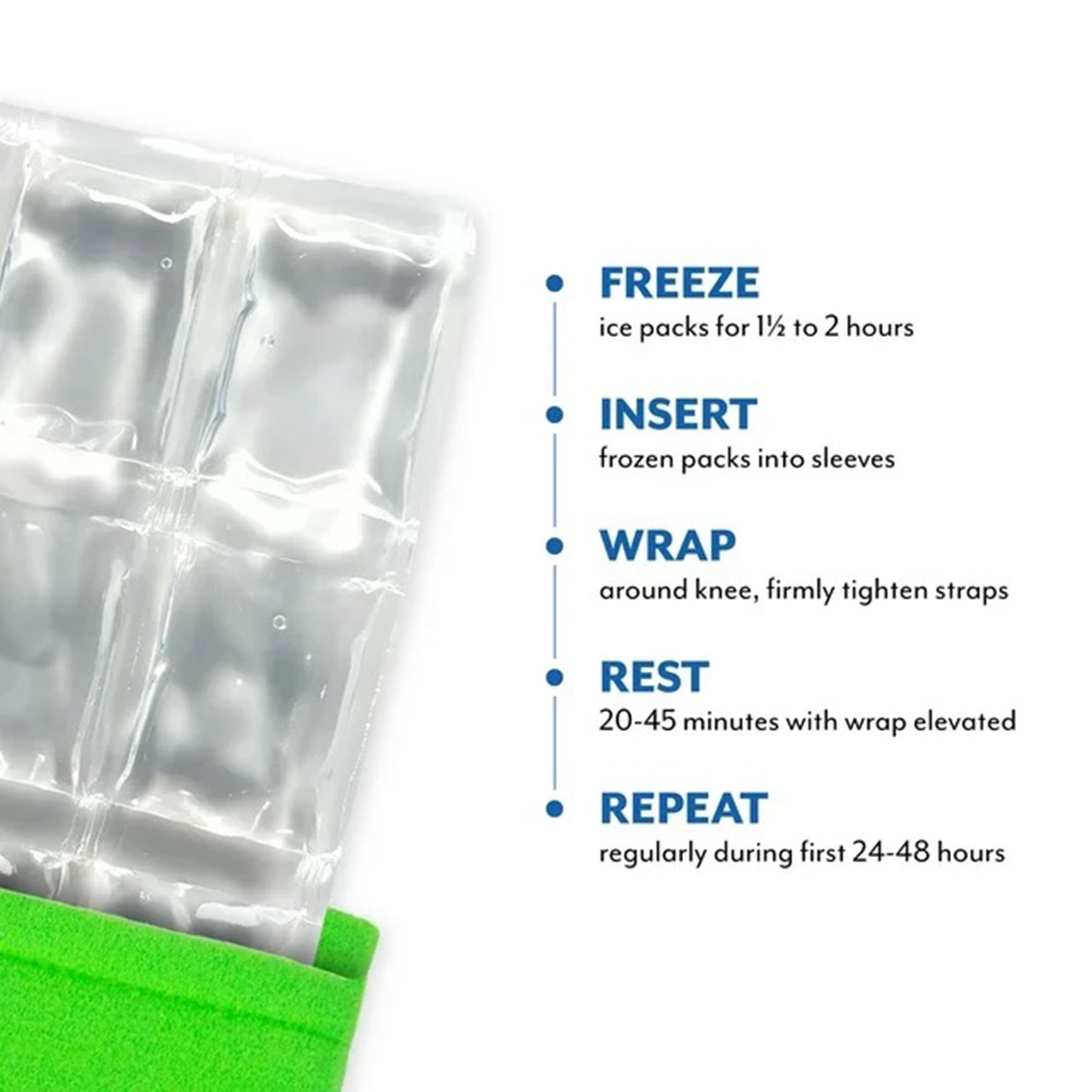 Polar Ice Packs - Reusable Cold & Hot Therapy Gel Ice Packs