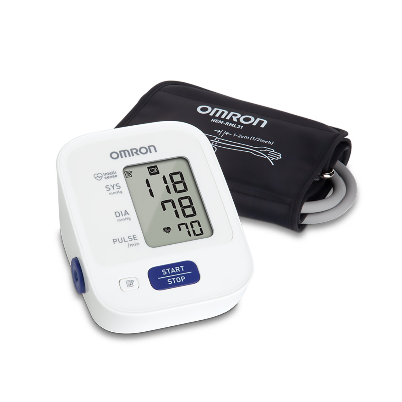 Omron3 Series Automatic Blood Pressure Monitor - Reusable, Digital