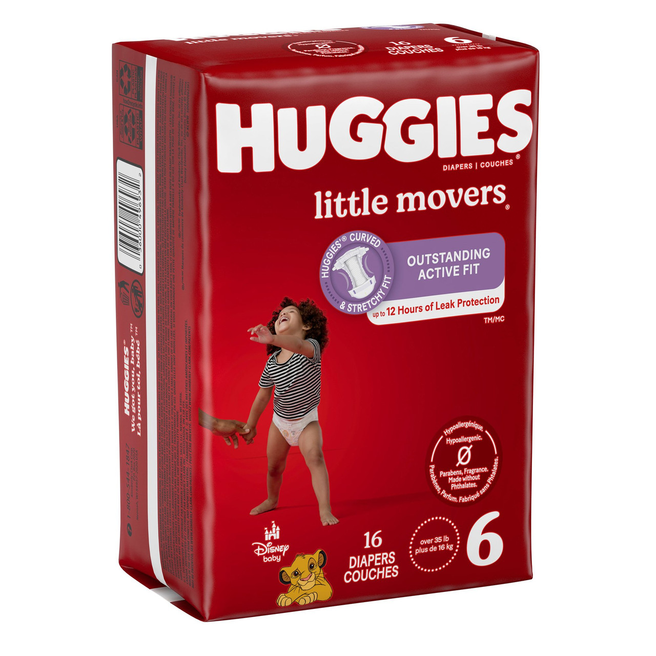 case of huggies diapers