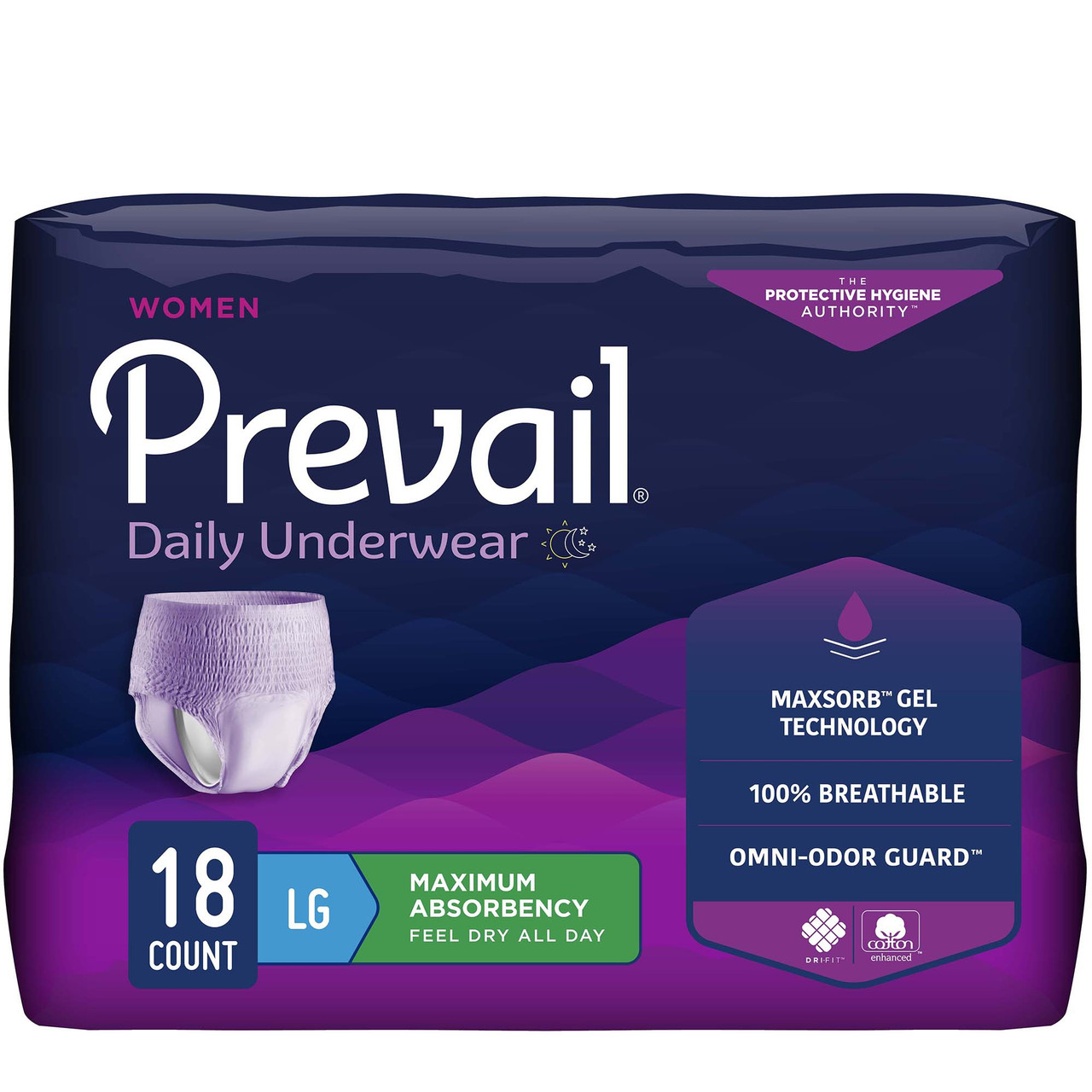 Prevail Incontinence briefs, adult diapers & underwear