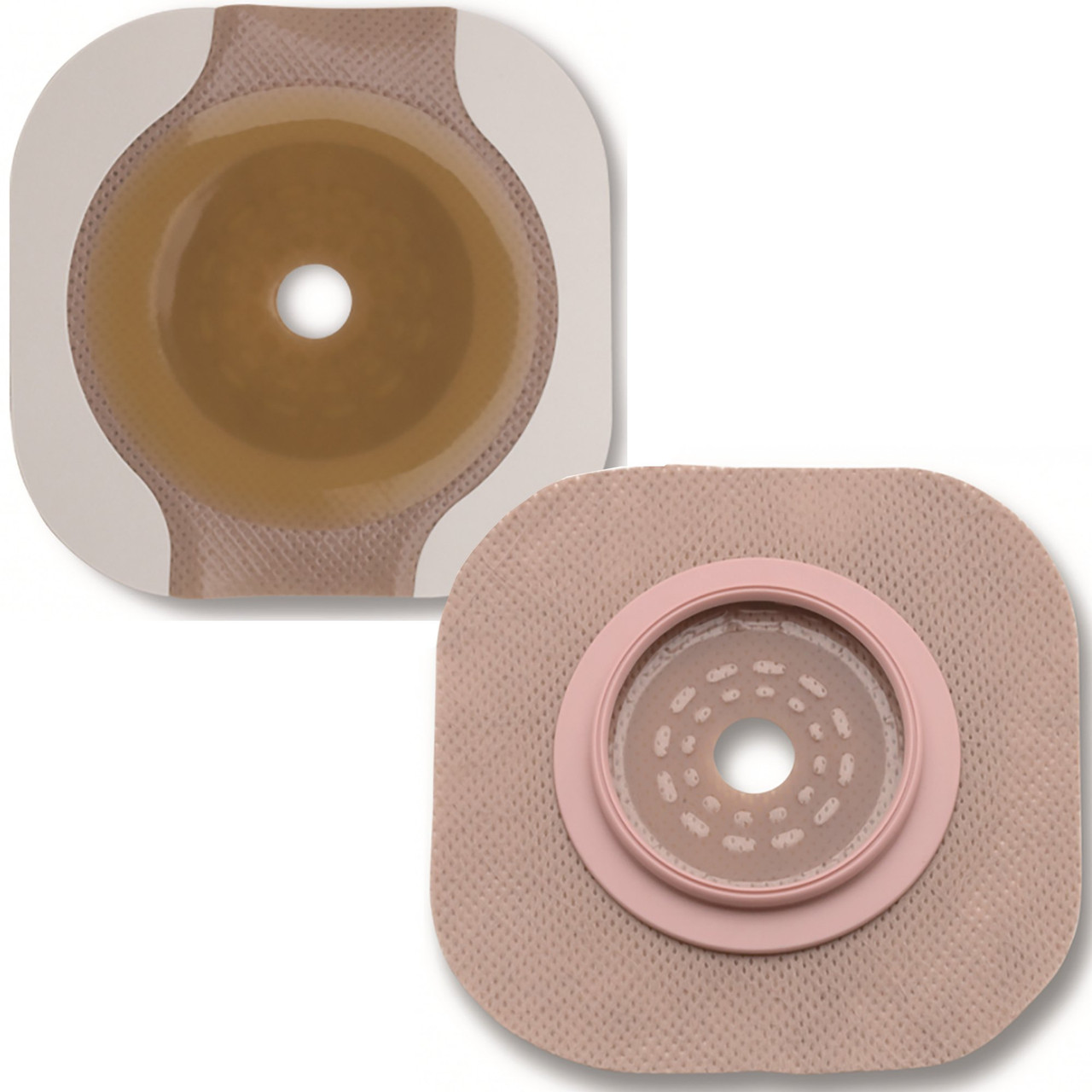 floating flange ostomy