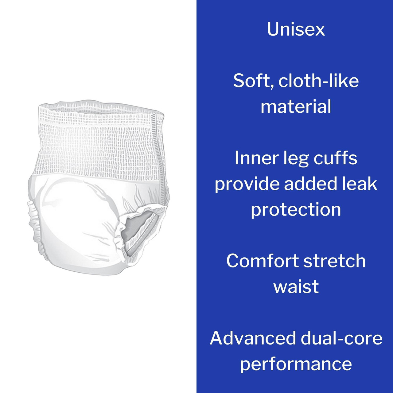 Attends Bariatric Incontinence Underwear, Heavy Absorbency - Size 2XL