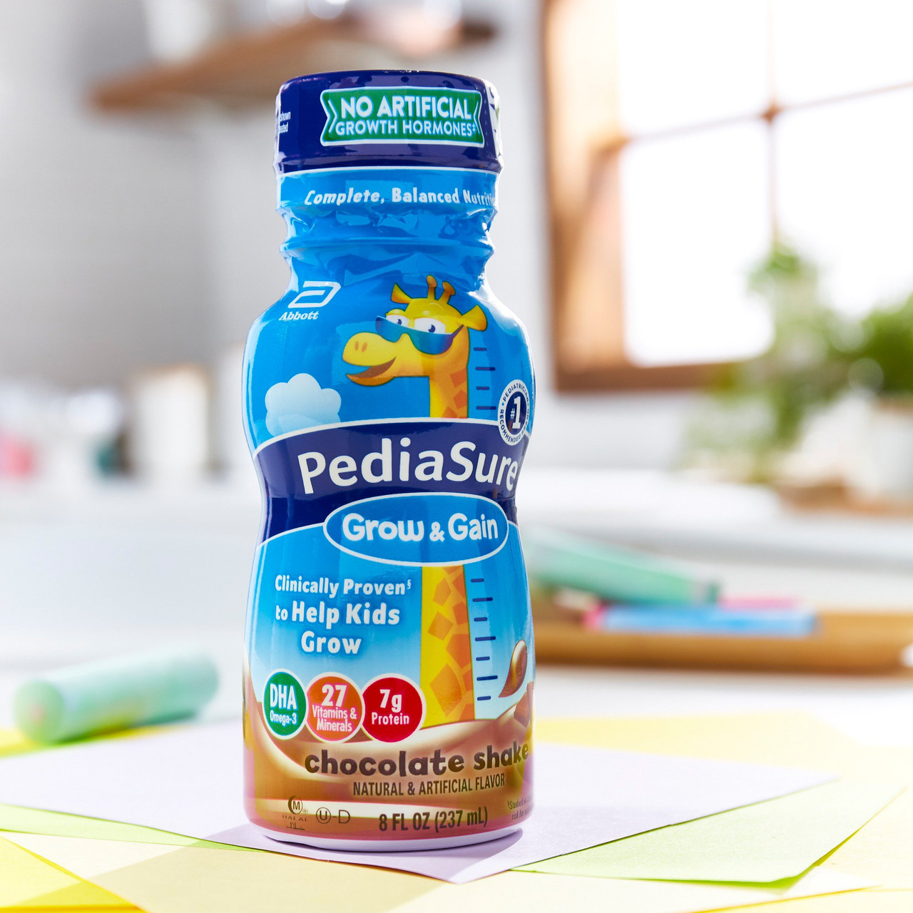 PediaSure Growth and Gain Chocolate Shake Flavor, 24 bottles 192 Oz (5.69 L)