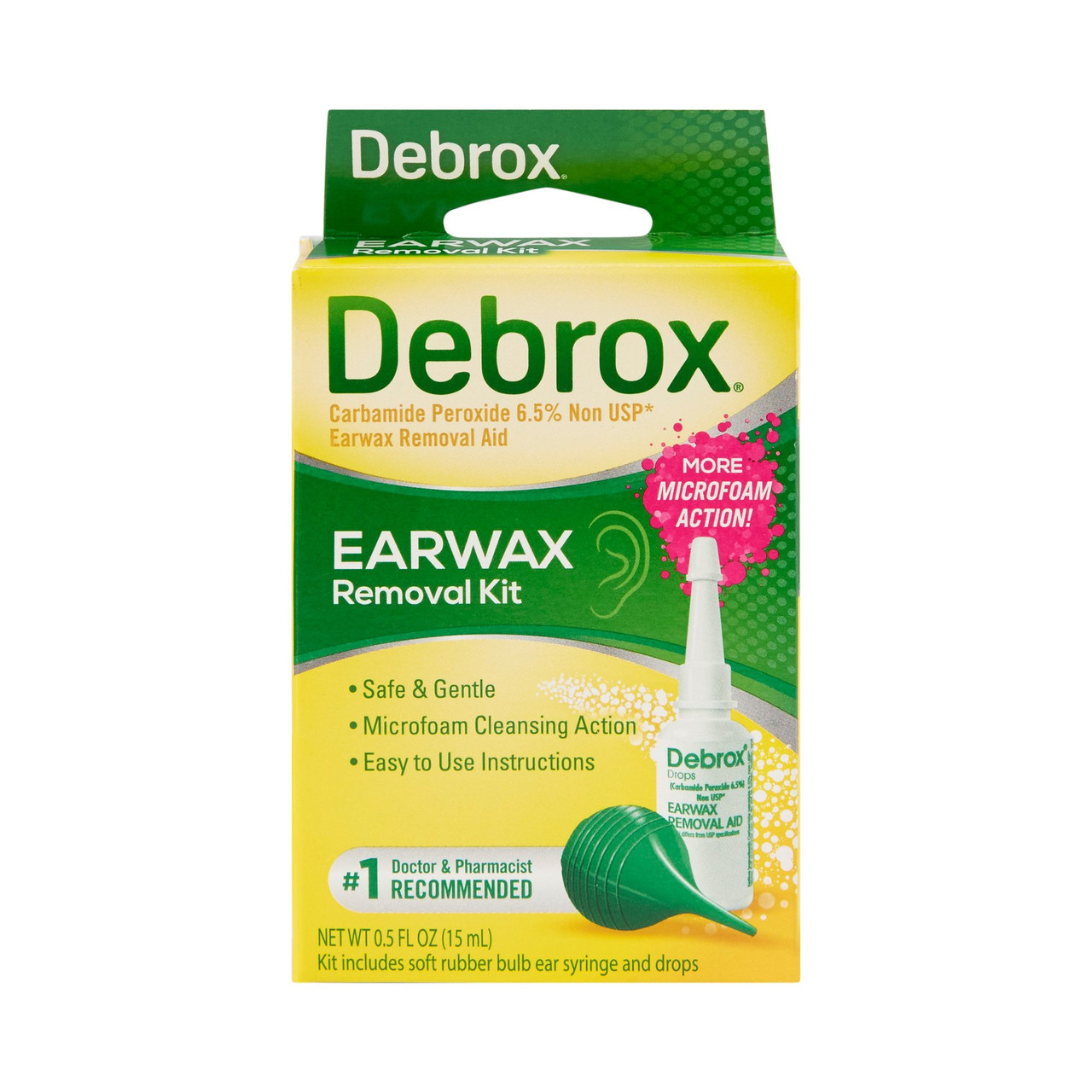 Debrox Ear Wax Remover 0.5 oz. Dropper Bottle