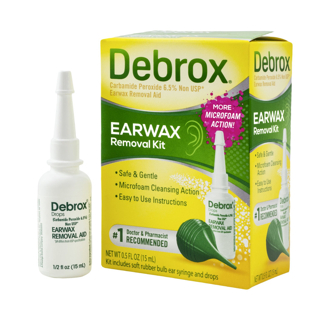 Debrox Ear Wax Remover 0.5 oz. Dropper Bottle
