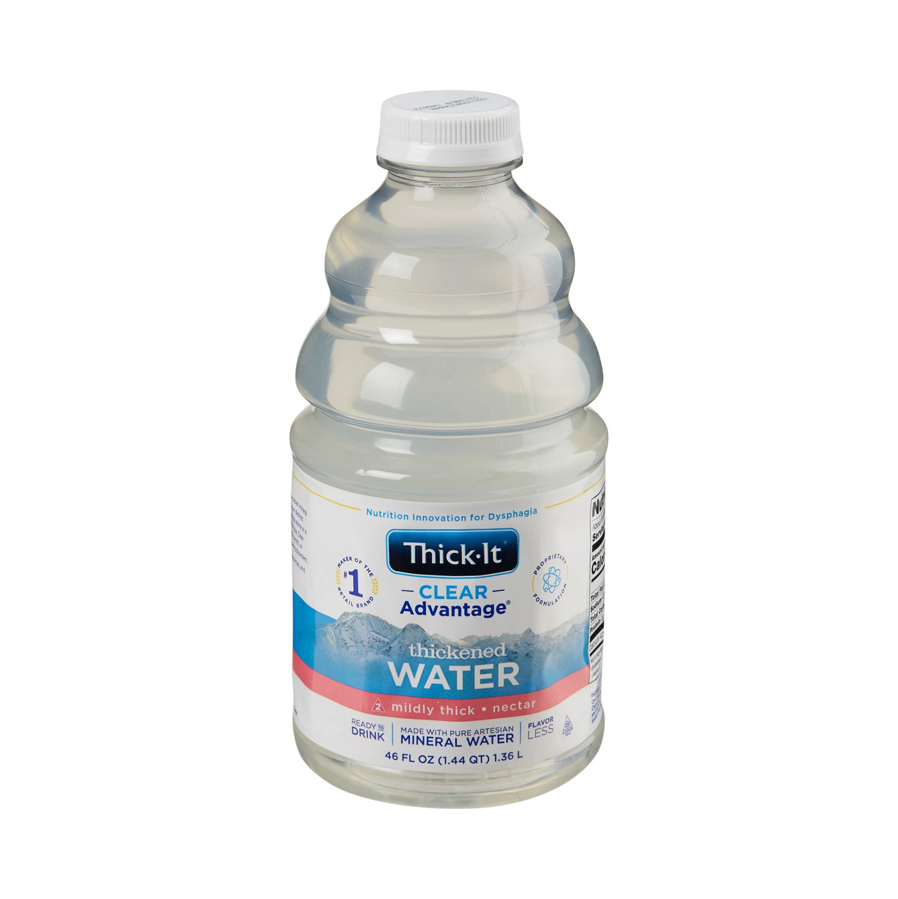 Thick-It Clear Advantage Thickened Water - Nectar Consistency, 8 oz Bottle  (Pack of 24)