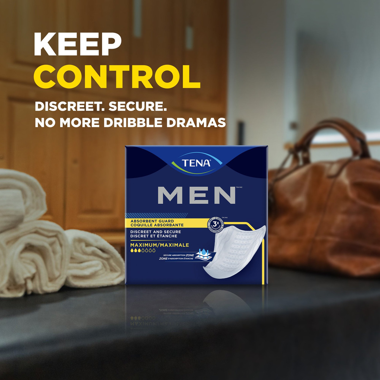 TENA MEN Protective Guards: Incontinence Male Guards Pads For Men