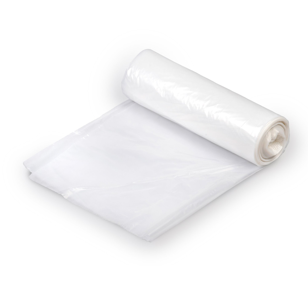 Colonial Bag Trash Bags, Extra Heavy Duty, 60 gal, 17 mic - Clear, 38 in x  58 in - Simply Medical