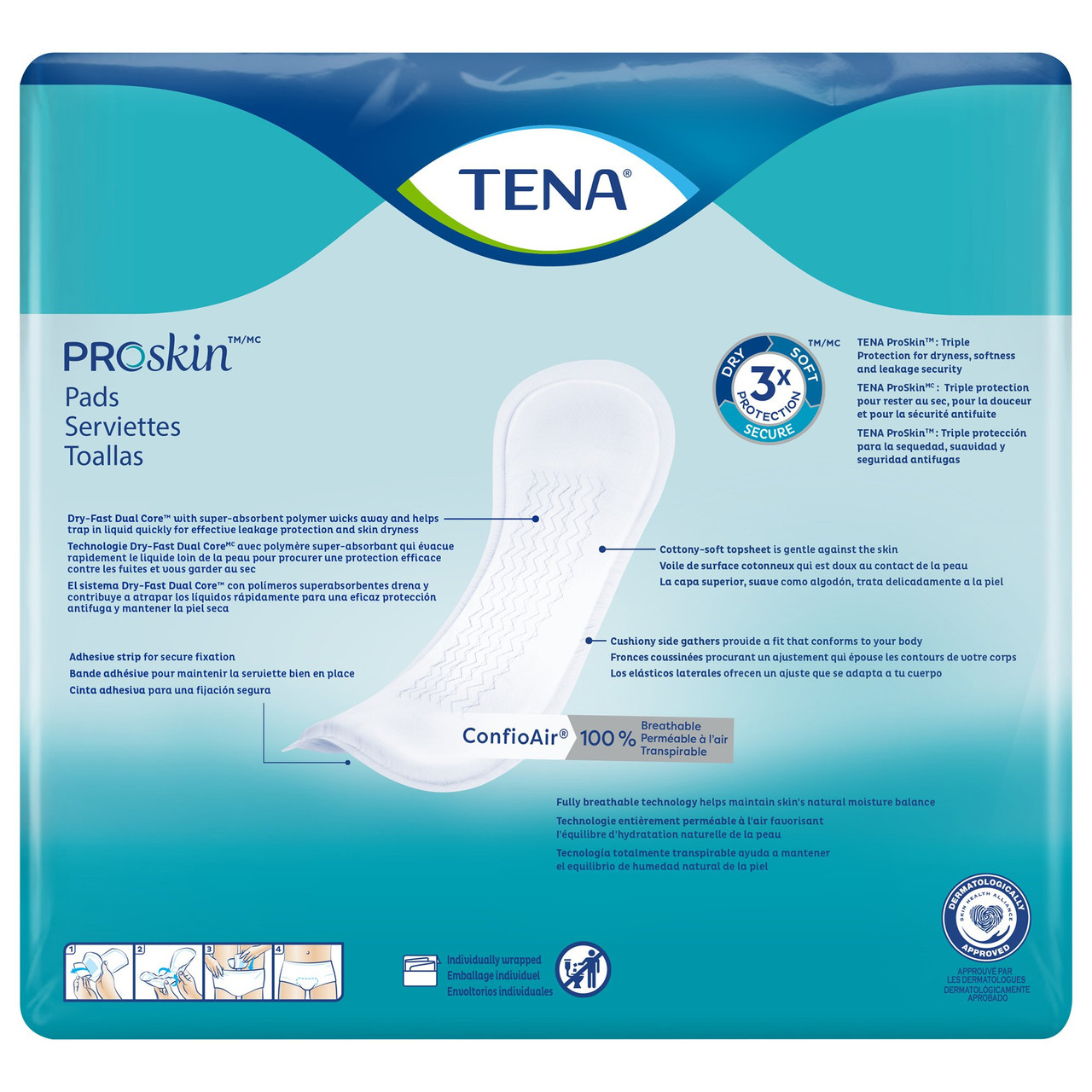 TENA Light Bladder Control Pads, Ultimate Absorbency - Unisex, One Size  Fits Most, 16 in L - Simply Medical