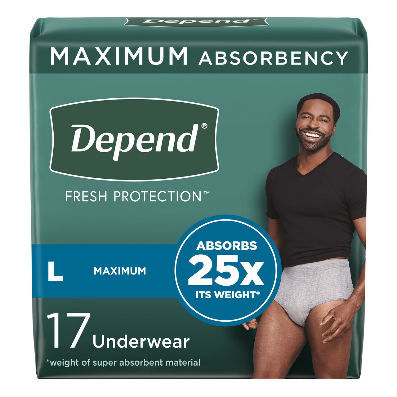 Depend® Adjustable Underwear Super Plus Absorbency L/XL 48 ct. Box, Shop