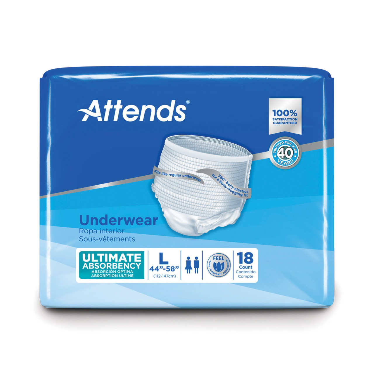 TENA Overnight Heavy Absorbency Pull-On Underwear - Personally Delivered