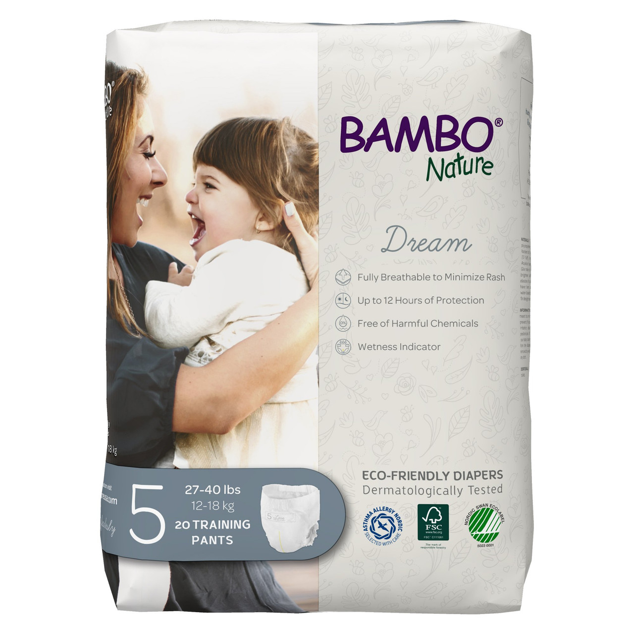Bambo Nature Dream White Training Size 5 - Simply Medical
