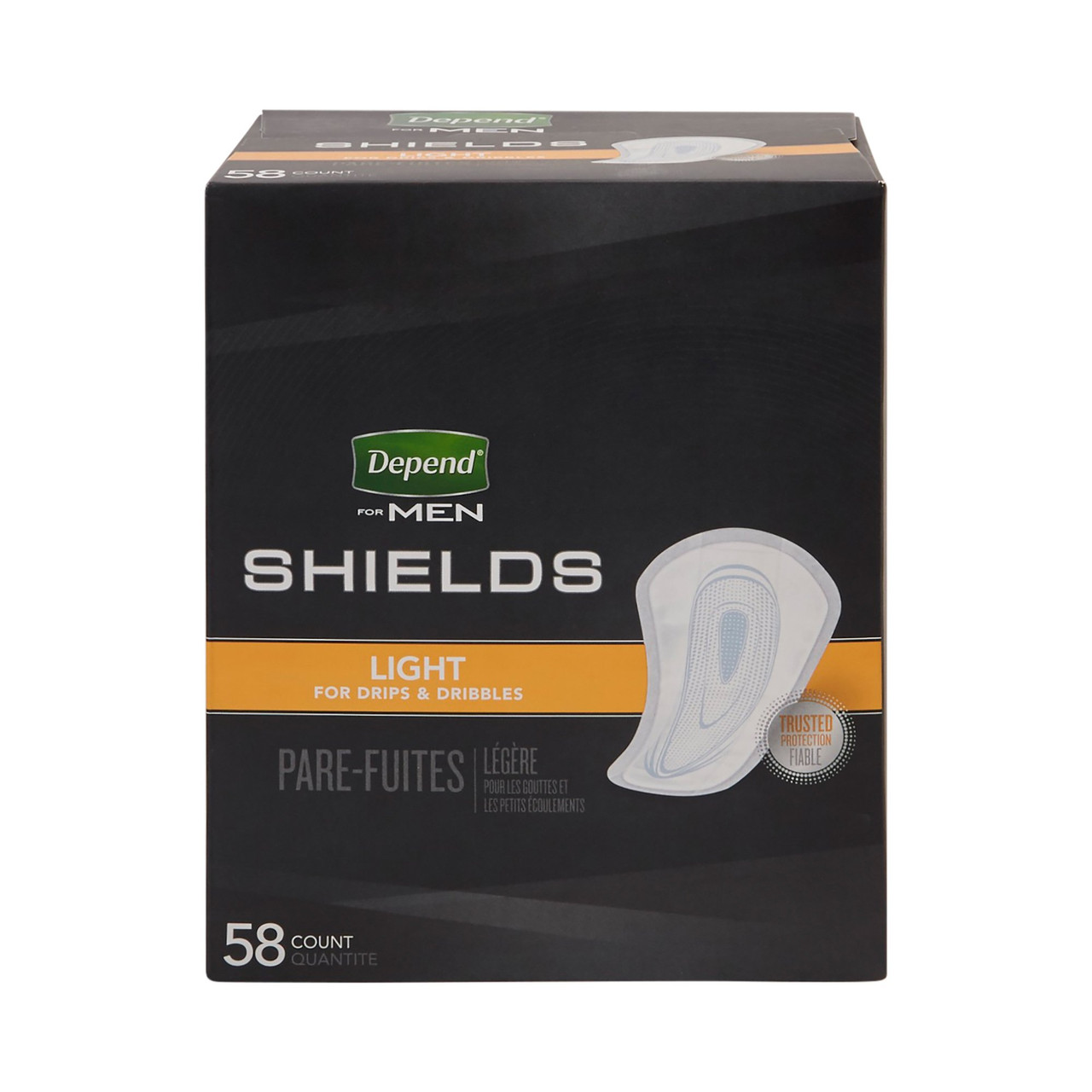 Depend Bladder Control Shields for Men, Light Absorbency - Cup Shape, One  Size Fits Most - Simply Medical