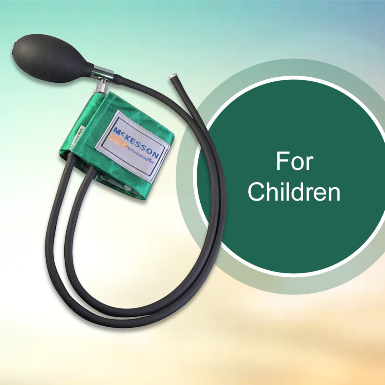 McKesson LUMEON Green Child Blood Pressure System, 13.9 cm - 19.5 cm