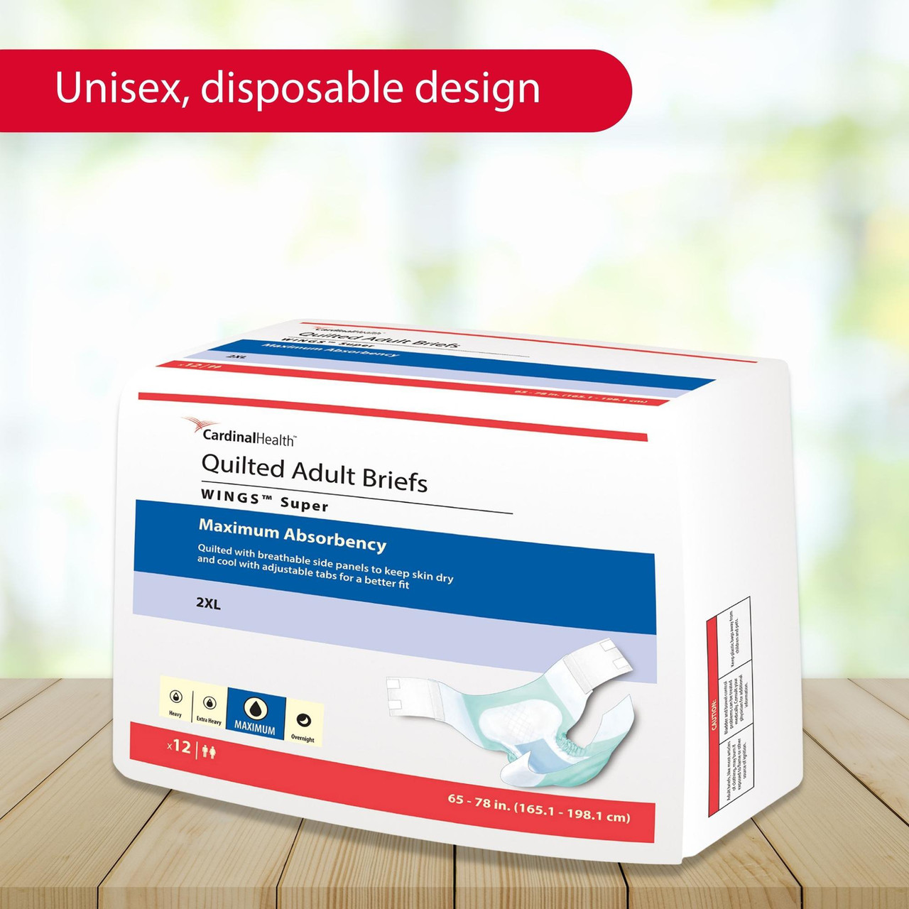 Adult Diapers With Tabs  Disposable Incontinence Briefs