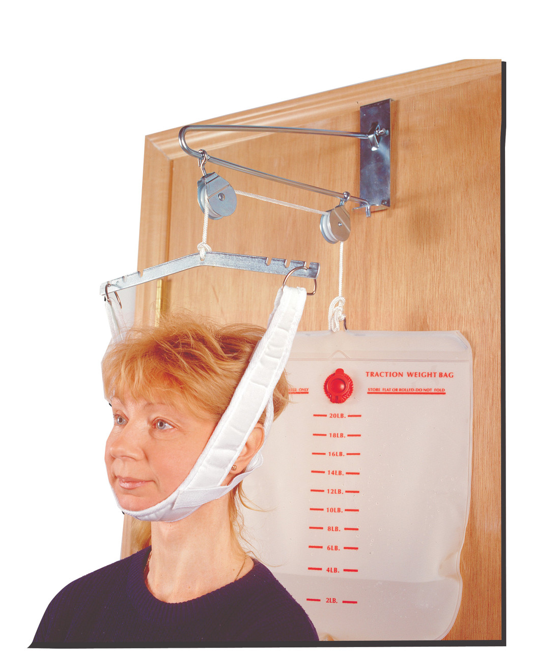 drive Cervical Traction Device, Overdoor Neck Stretcher Kit - Simply Medical