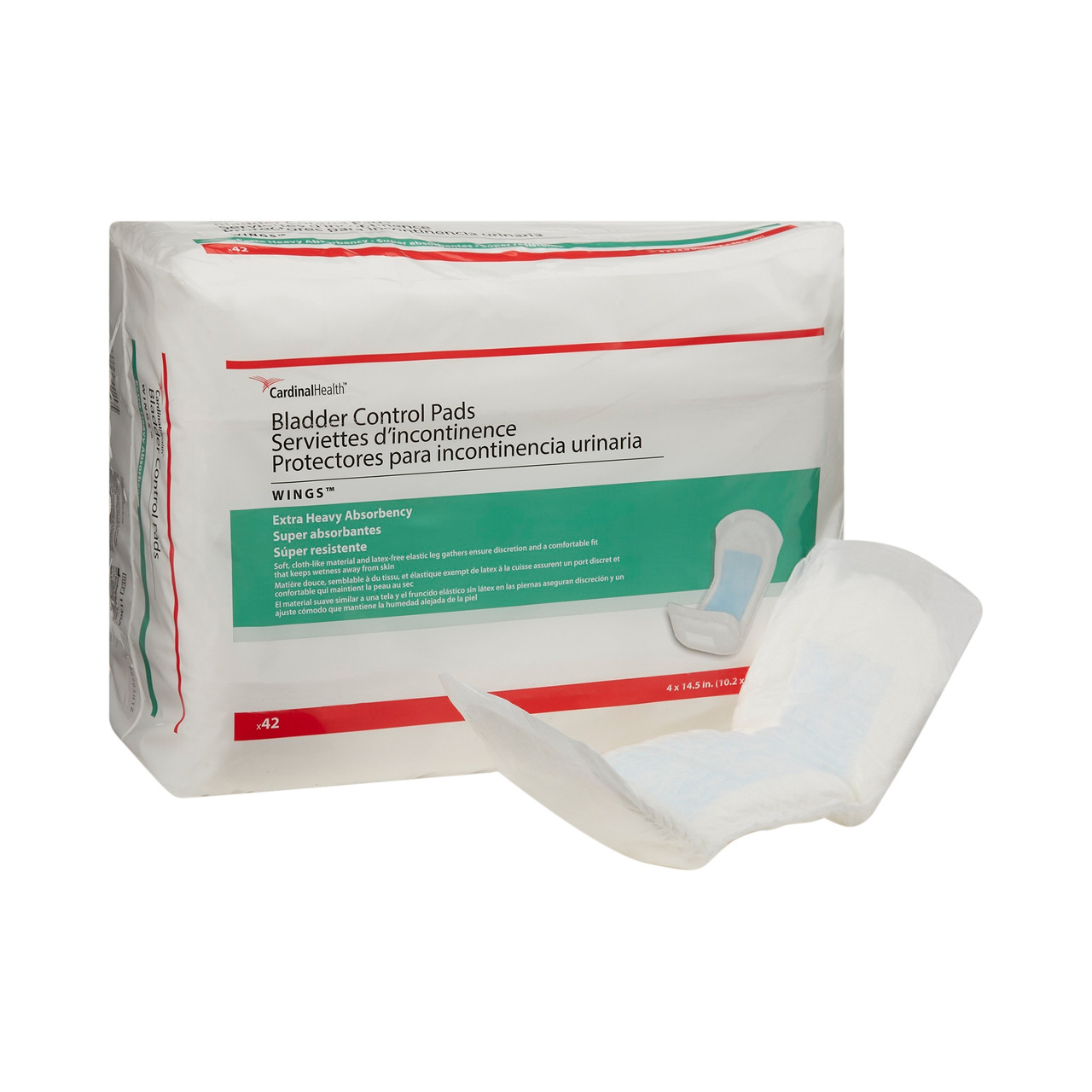 SureCare Bladder Control Pads, Extra Heavy Absorbency (4 x 14.5 in