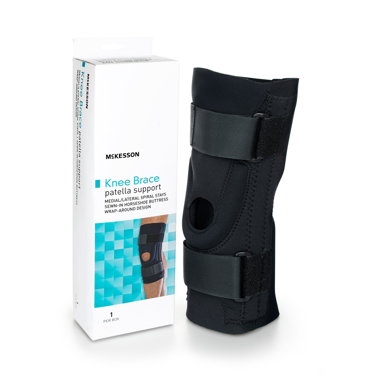 McKesson Hinged Knee Brace - Waterproof Wraparound Knee Support