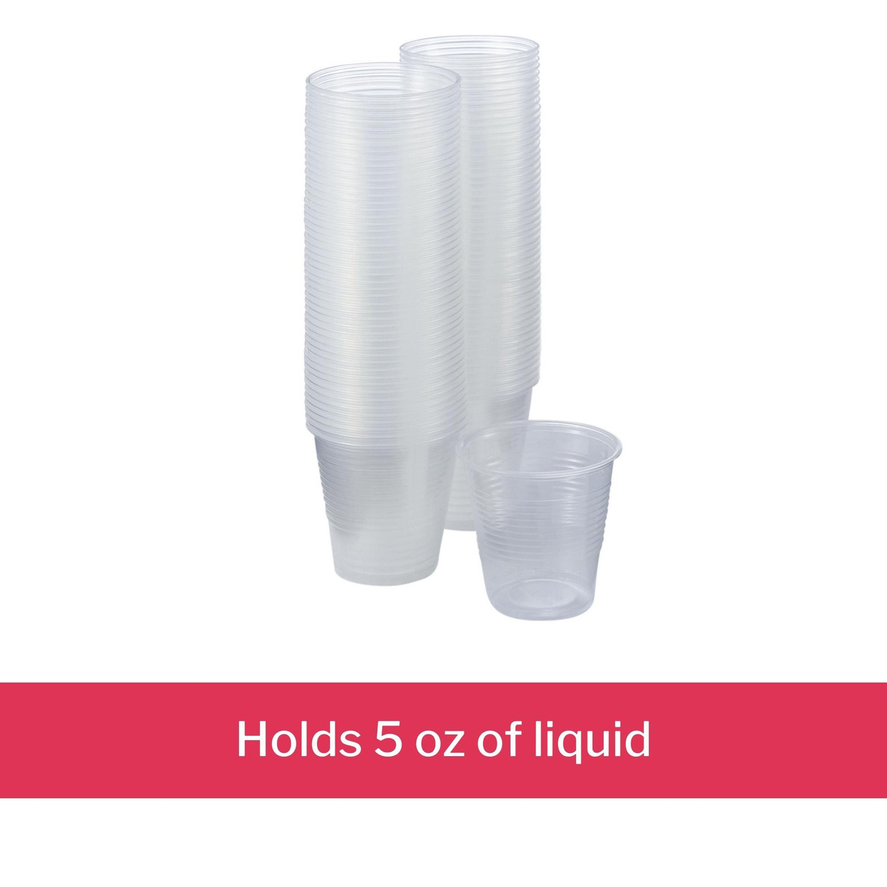 Disposable Plastic Drinking Cups 5 oz — Mountainside Medical Equipment