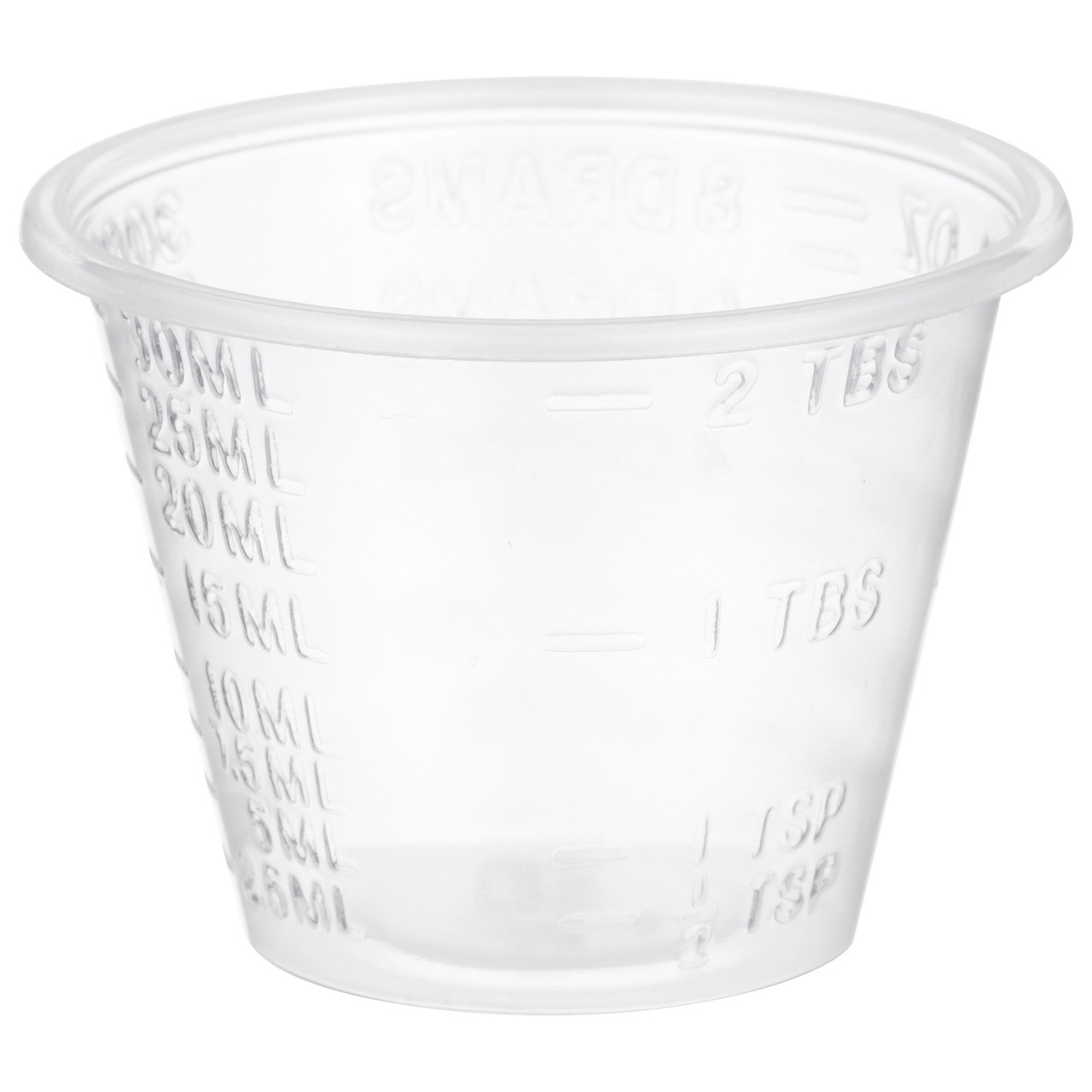 Solo Graduated Plastic Medicine Cup 1 oz. P101M