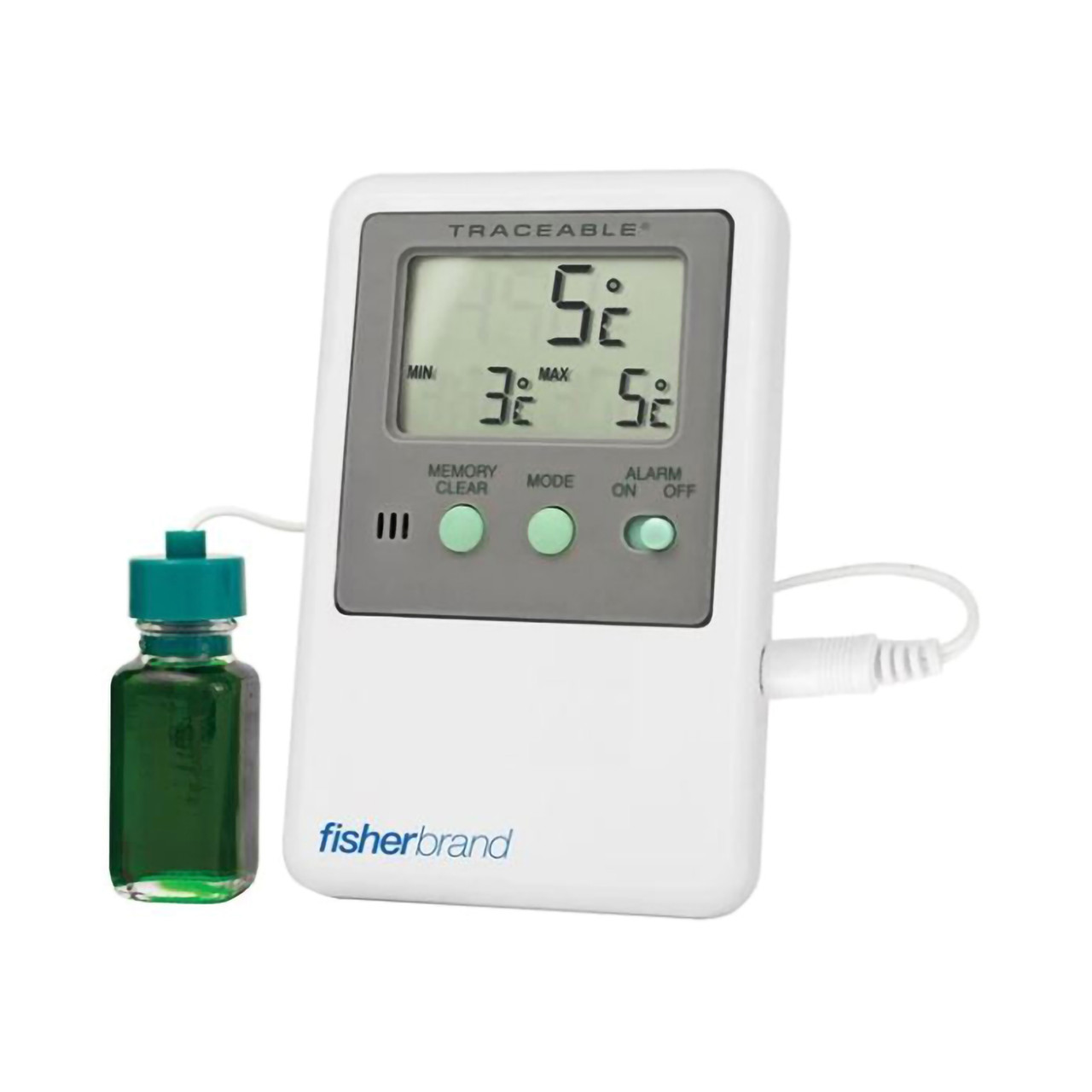 schrobben Induceren leren Fisherbrand Traceable Digital Refrigerator / Freezer Thermometer with Alarm  - Simply Medical