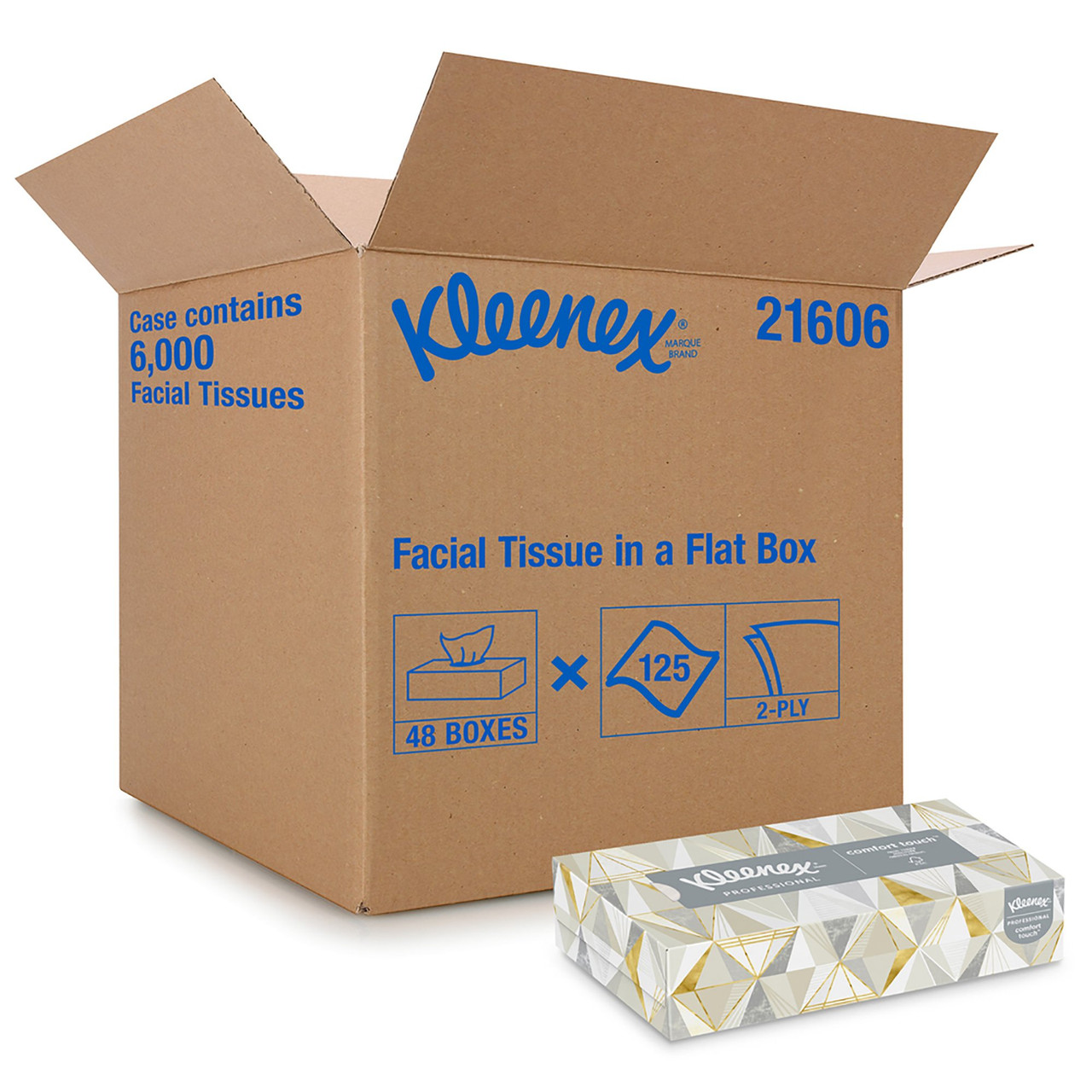 Member's Mark 2-Ply Facial Tissues, Flat Boxes (160 tissues/box, 12 boxes)  - Sam's Club