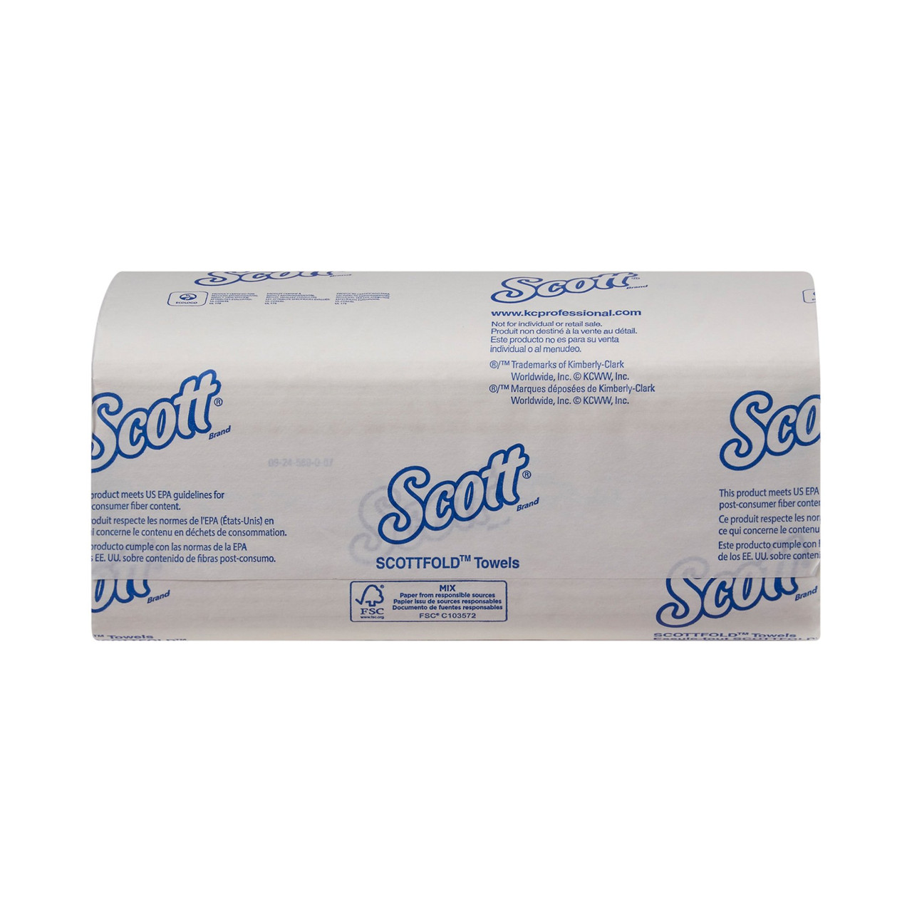 Scott Multi-Fold White Paper Towels 9 2/5 x 9 1/5 (250 Sheets Per Pack, 12  Packs per Carton) KCC03650 - The Home Depot