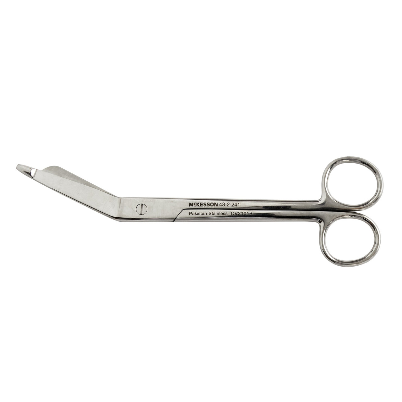 McKesson Utility Scissors/Shears, Office Grade, Stainless Steel/Plastic,  Blunt Tip, 7 1/4 in, 10 Count